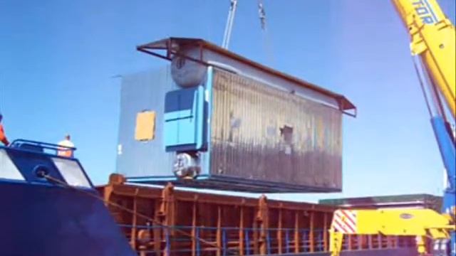 Operazioni di sbarco di una caldaia industriale - Project Cargo смотреть онлайн