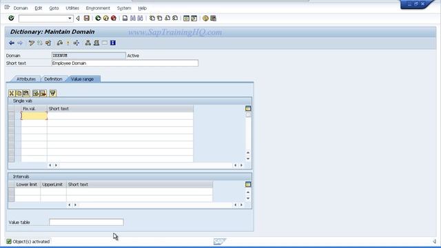 Beginners Guide - Learn SAP ABAP - Data Dictionary - Create A SAP Table Part 2 смотреть онлайн