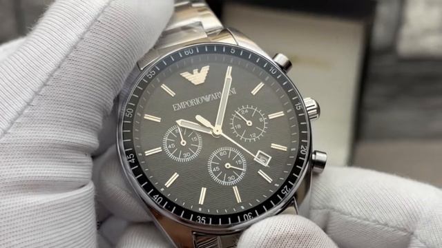 Мужские часы Armani с хроногрфом смотреть онлайн