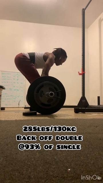 305lbs/140kg Conventional Deadlift @90% - Secondary Squat Day #shorts смотреть онлайн