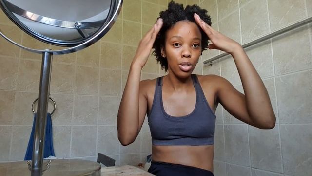 I DECIDED TO EXPERIMENT | DIY DEEP CONDITIONER FOR DRY NATURAL HAIR | SOUTH AFRICAN YOUTUBER смотреть онлайн
