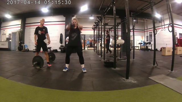 Liege Throwdown 2017 - Qualifier Wod 2 - Caroline FASTRE - Masters Female - 159 reps смотреть онлайн