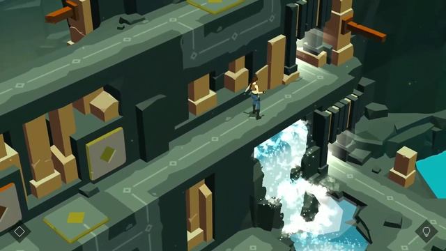 Lara Croft GO. 3 Лабиринт Камней. 11 Только Вперёд