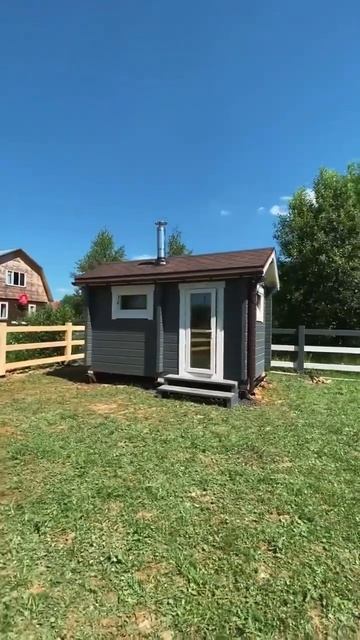 Как вам такая мобильная баня? смотреть онлайн