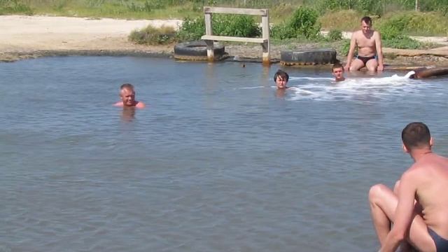 г. Геническ. 17.05.2015. Горящий Бромовый - сероводородный источник. смотреть онлайн