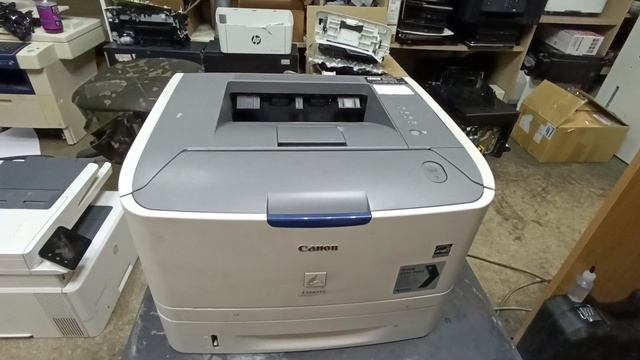 Canon lbp 6300 тестовая страница без ПК! Открытием передней крышки. смотреть онлайн