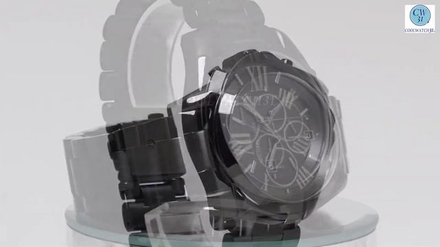 NEW MICHAEL KORS MK5550 UNISEX WATCH BRADSHAW BLACK STAINLESS STEEL MK5550 マイケルコース ブラッドショー ユニセックス腕時 смотреть онлайн