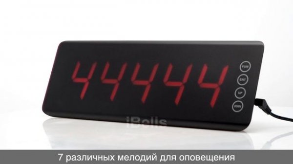 IBELLS 150 - ПЯТИЗНАЧНОЕ ТАБЛО ВЫЗОВА (ЧЁРНЫЙ МАТОВЫЙ)