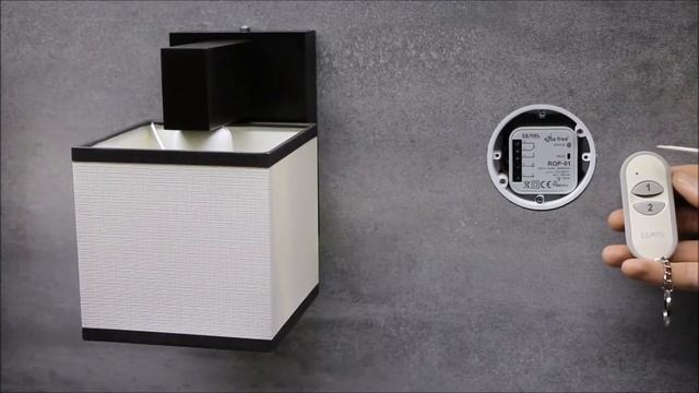 ROP-01 - 1-Channel Radio Flush Receiver - ZAMEL - EXTA FREE