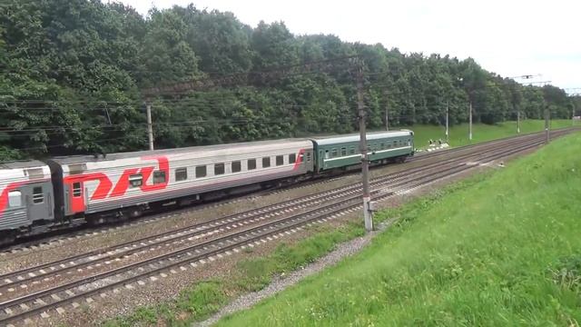 Электровоз ЧС2К-941 с поездом 379 Камышин-Москва смотреть онлайн