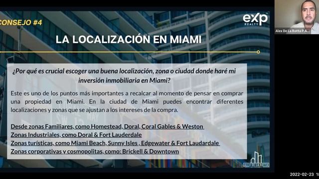 Webinar #45: Cómo invertir en Miami de forma segura смотреть онлайн