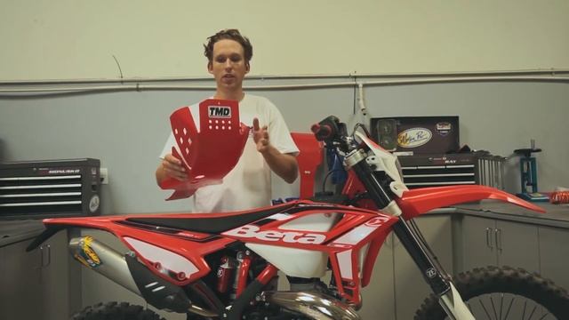 TM Designworks Extreme Full Coverage Skid Plate| Feature-Benefits | 2021 Beta Motorcycles смотреть онлайн