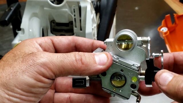 Stihl MS391 - hanging idle diagnosis & muffler mod смотреть онлайн