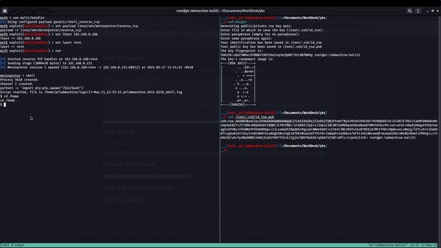 Establishing persistence using SSH смотреть онлайн