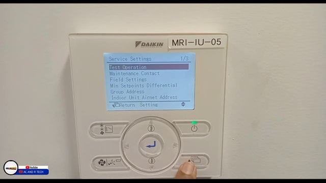 Daikin VRV Remote hidden settings! Lock and Unlock! #hvac #daiken #vrv смотреть онлайн
