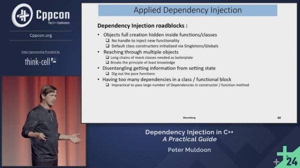 Refactoring C++ Code for Unit testing with Dependency Injection - Peter Muldoon - CppCon 2024