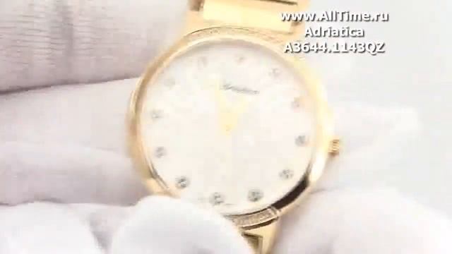 Обзор. Женские наручные часы Adriatica A3644.1143QZ смотреть онлайн