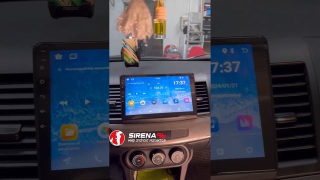 Android магнитола в Mitsubishi Lancer 10 от SIRENA смотреть онлайн
