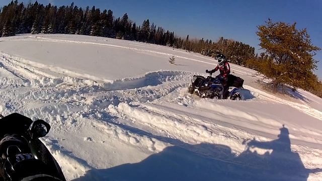 Snow + Slush + Sun + Yamaha Grizzly 700 + Kodiak = FUN! - Jan. 27 2013 смотреть онлайн