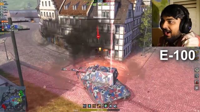 Never underestimate the E-100's weight l Uprising WoT Blitz смотреть онлайн