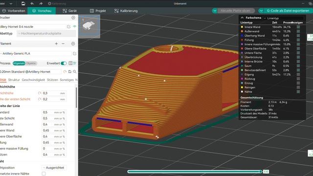 Adaptive Layer Height - Orca Slicer смотреть онлайн