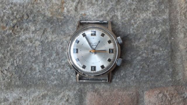 Vintage POLJOT ALARM SIGNAL 18 Jewels USSR Military Mechanical Wristwatch. смотреть онлайн