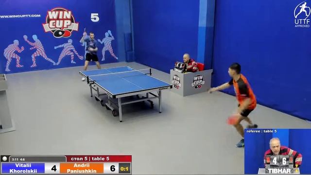16:30 Хорольский Виталий 0-3 Панюшкин Андрей cтол 5 ЮГ-4 14.04.22 смотреть онлайн