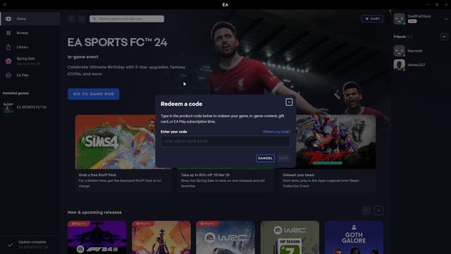 How to Redeem Code in EA App (2024) смотреть онлайн