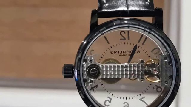 Stuhrling Original Men's 680.01 Legacy Mechanical Bridge Black Watch смотреть онлайн