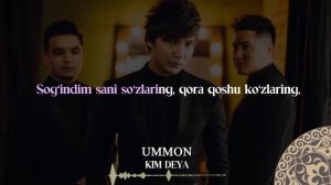 Ummon guruhi - Kim deya | Milliy Karaoke
