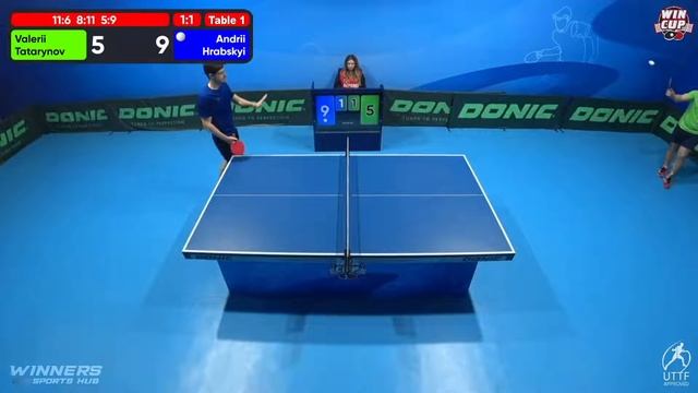 02:30 Valerii Tatarynov (3:2) Andrii Hrabskyi West 5 WIN CUP 24.09.2022 | TABLE TENNIS WINCUP смотреть онлайн
