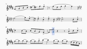 Good Thing by Gregg Dechert. + version for alto sax