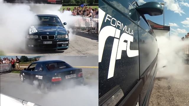 Burnout Show @ Car Fever Switzerland Messe 2012 смотреть онлайн