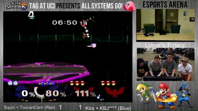 ASG Grand Finals - Kira + KBJ (Blue) vs. Squid + Toucan Cam (Red) - SSBM Doubles смотреть онлайн
