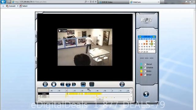 Auto-motion Tracking Indoor Pan Tilt Zoom Camera in Action over IE смотреть онлайн
