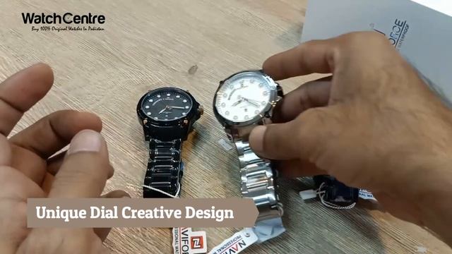 NaviForce 9152 Full Stainless Steel Men's Analog Watch Video Review смотреть онлайн