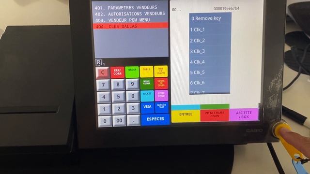 Configuration des clefs sur Casio VR смотреть онлайн