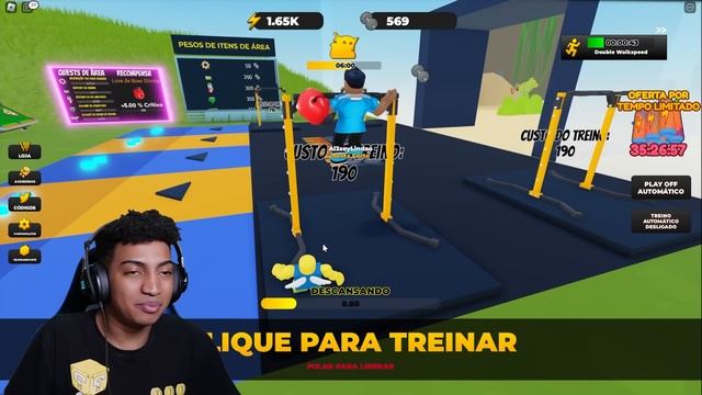 A cada SOCO minha FORÇA AUMENTA NO ROBLOX смотреть онлайн