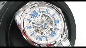 BULOVA  SUTTON 96A187 Skeleton Automatic Watch