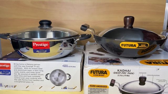 Prestige Triply Steel Kadai Vs Futura Hard Anodised kadai | Steel VS Hardanodised | Healthy cookwar смотреть онлайн