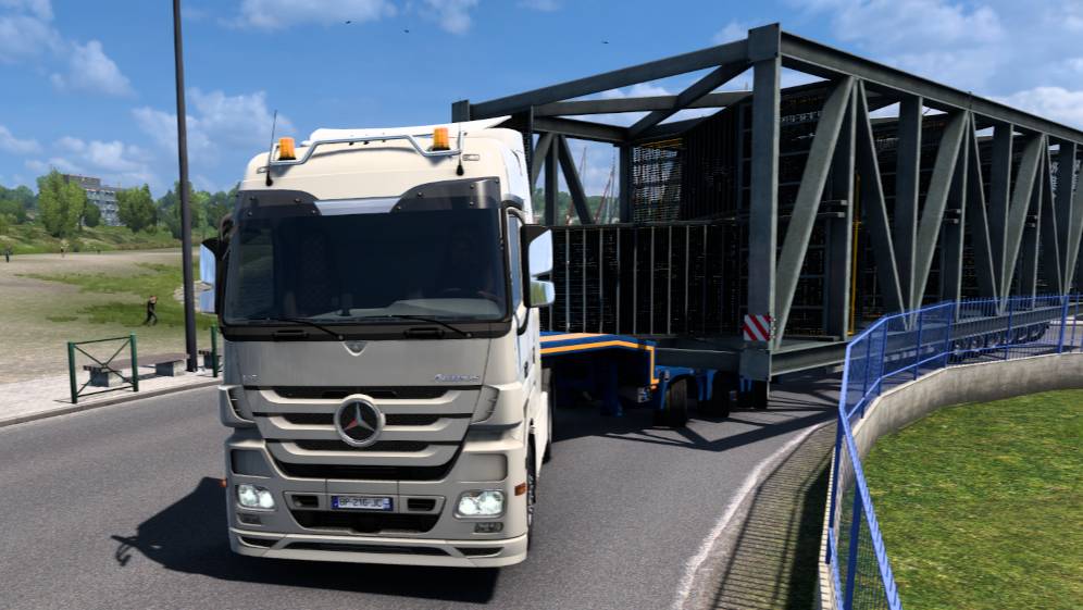 Euro Truck Simulator 2, рейс Брест - Рен (Франция). смотреть онлайн