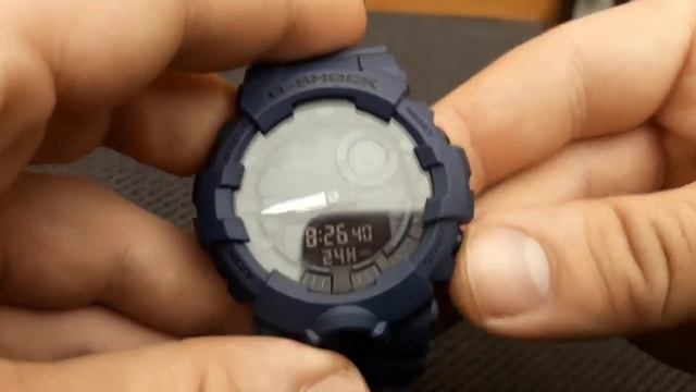 GShock GBA-800 - Setting Time & Date Tutorial