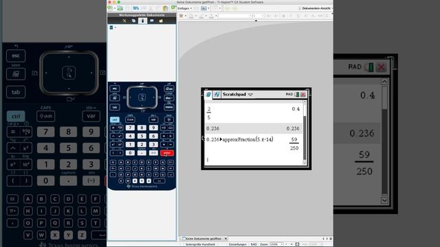 Brüche und Dezimalzahlen mit TI Nspire CX смотреть онлайн