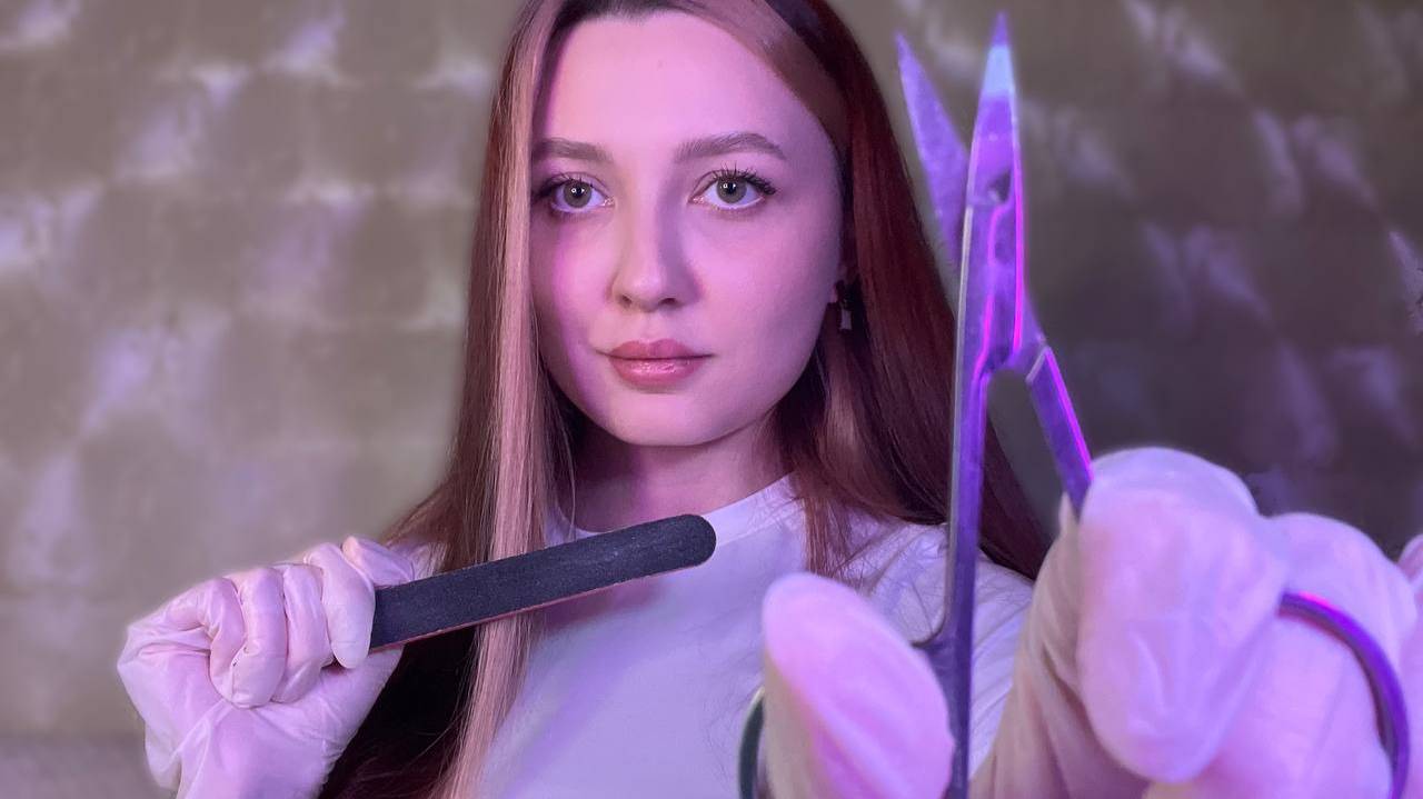 АСМР МАНИКЮР  Маникюрный салон / ASMR Manicure