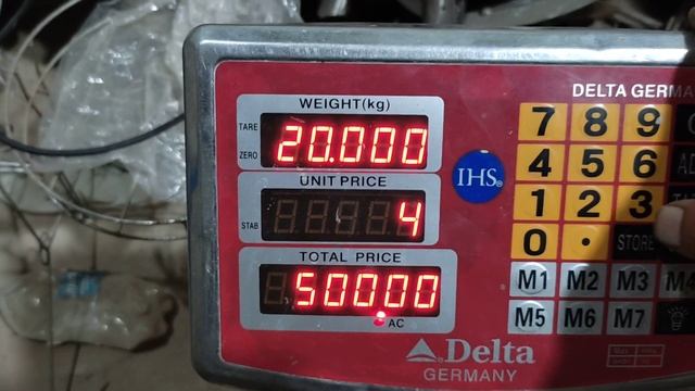 Delta Germany weighing indicator scale calibration/100kg смотреть онлайн