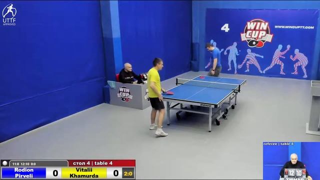 18:30 Пирвели Родион 2-3 Хамурда Виталий стол 4 Вс-5 04.04.22 смотреть онлайн