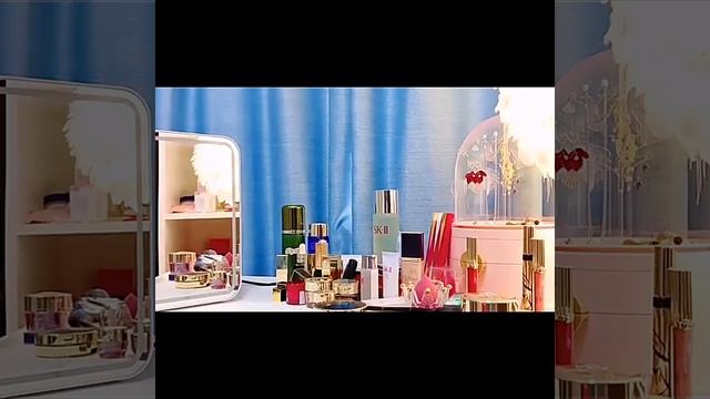 8L Mini Makeup Fridge WIth LED Light Mirror Portable Cosmetic Storage Refrigerator смотреть онлайн
