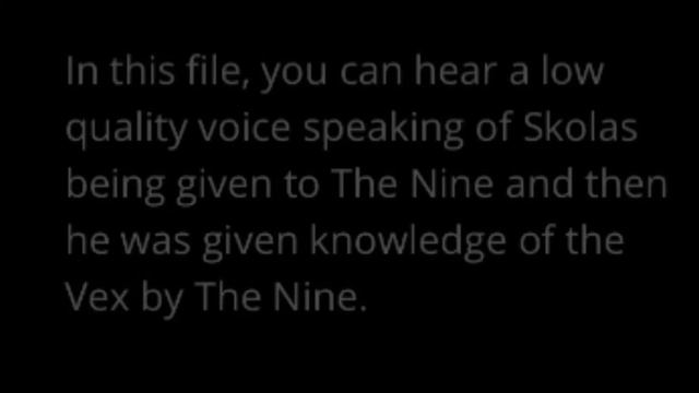 Destiny 2 - Osiris Audio - Skolas, The Nine and Vex смотреть онлайн