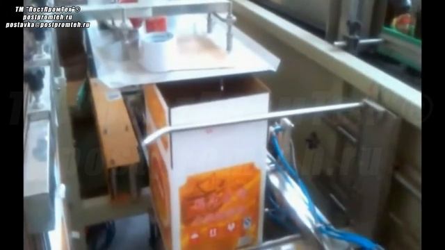 Автоматическая линия упаковки бутылок в коробки/Формирователь картонных коробок/Склеиватель коробок смотреть онлайн