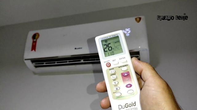Configurando controle universal DuGold ar split Gree 9.000 e 12.000 BTUs смотреть онлайн